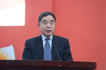 全國人大教科文衛(wèi)委員會主任委員、清華大學新聞出版學院院長柳斌杰致辭