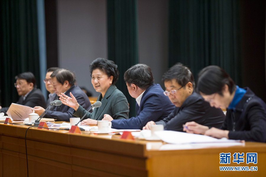 1月16日，中共中央政治局委員、國務(wù)院副總理劉延?xùn)|在北京出席“加強(qiáng)和改進(jìn)新形勢(shì)下高校思想政治工作專題研討班”開班式。 新華社記者崔新鈺 攝