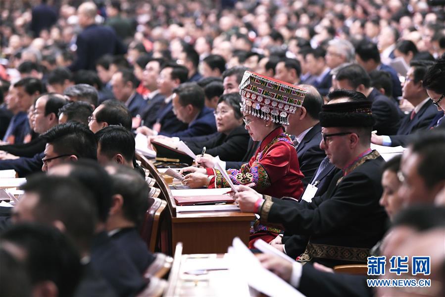 （兩會(huì)·政協(xié)開幕·XHDW）（13）全國政協(xié)十三屆二次會(huì)議在京開幕