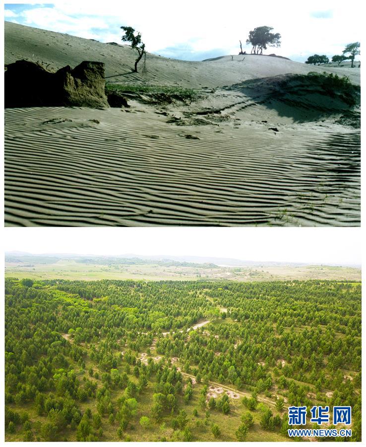 (新華全媒頭條·圖文互動)(2)京津最近“大沙盆”逆轉(zhuǎn)記