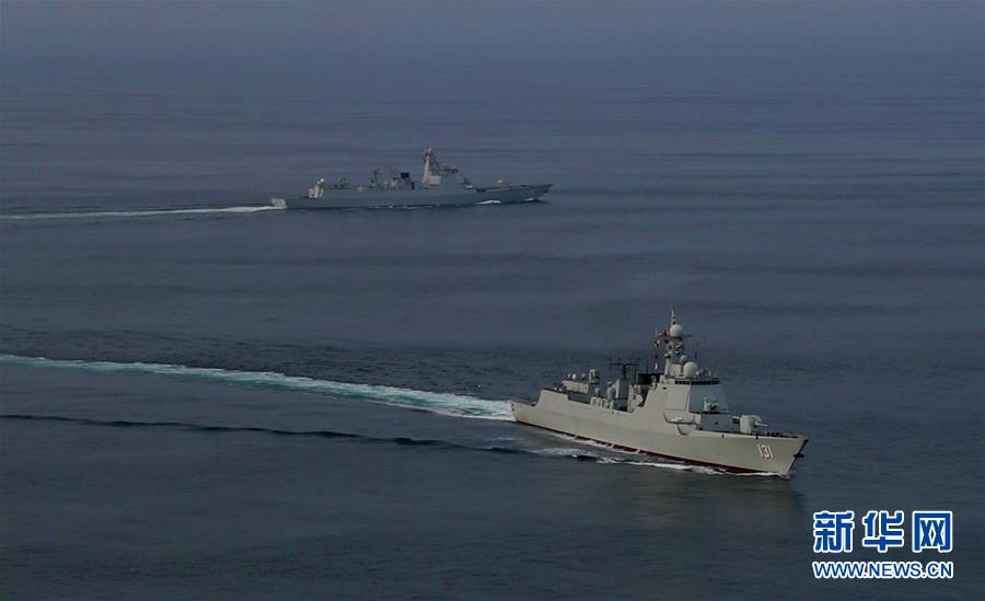 （國(guó)際）（1）中國(guó)海軍第35、36批護(hù)航編隊(duì)在亞丁灣完成任務(wù)交接
