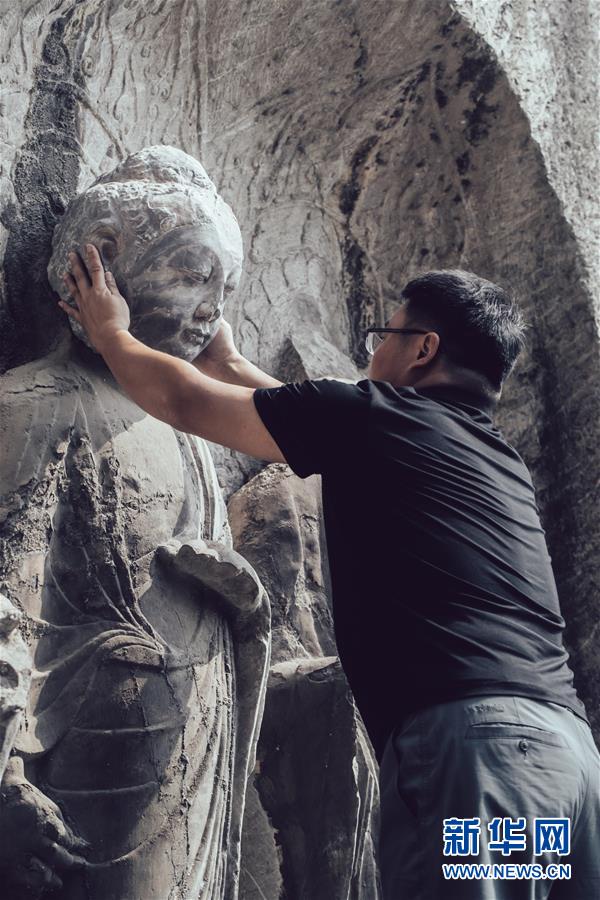 （圖文互動(dòng)）（2）合體了，龍門(mén)石窟流散佛首首次實(shí)現(xiàn)&ldquo;數(shù)字復(fù)位&rdquo;