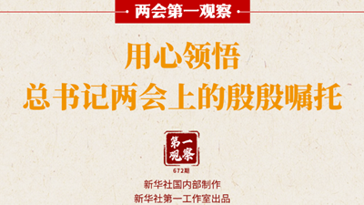 用心領(lǐng)悟總書記兩會(huì)上的殷殷囑托