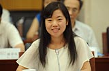 共產(chǎn)黨員微信、易信受眾代表喬薇發(fā)言