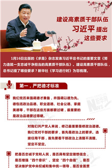 建設(shè)高素質(zhì)干部隊伍，習近平提出這些要求