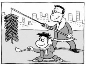 春節(jié)若遇霧霾，煙花怎么放？