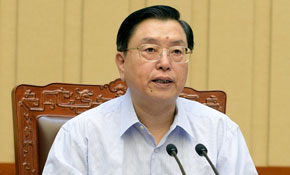 張德江出席十二屆全國人大常委會第四次會議閉幕會