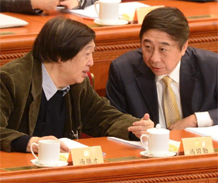 馮鞏、馮驥才出席政協(xié)全體會(huì)議