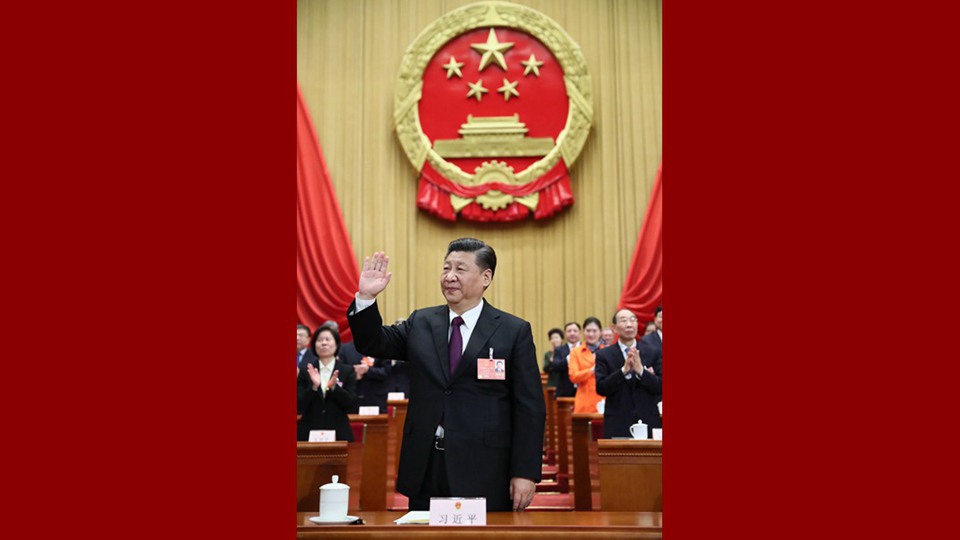 習(xí)近平當(dāng)選國家主席、中央軍委主席
