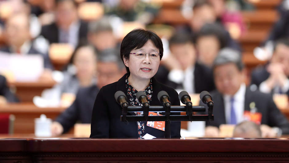 民革中央副主席、上海市委會主委，上海市人大常委會副主任 高小玫