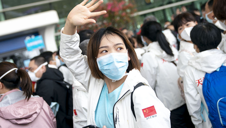 揮別武漢，她又回到“紅區(qū)”