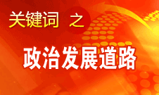 胡錦濤指出，堅(jiān)持走中國特色社會主義政治發(fā)展道路和推進(jìn)政治體制改革