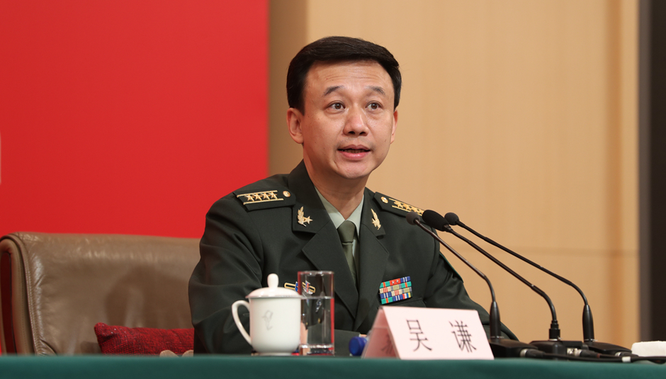 國防部新聞局局長、國防部新聞發(fā)言人吳謙大校介紹相關(guān)情況