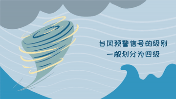 科畫(huà)丨不同顏色臺(tái)風(fēng)預(yù)警的含義，你看懂了嗎？