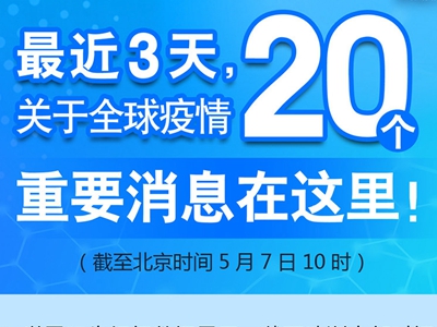 【圖解】最近3天，關(guān)于全球疫情20個重要消息在這里！